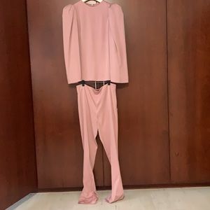 Valentino Pink Blouse-Pants Set Size 4